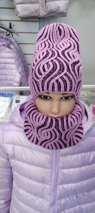 Комплект шапка,  снуд