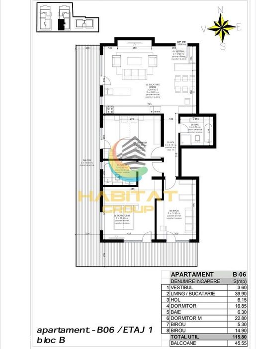4 camere - Rezidential Finalizat - Baneasa Zoo