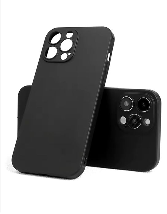 Iphone 12/13 PRO MAX Husa Silicon Perfect Fit Protectie Camera Black