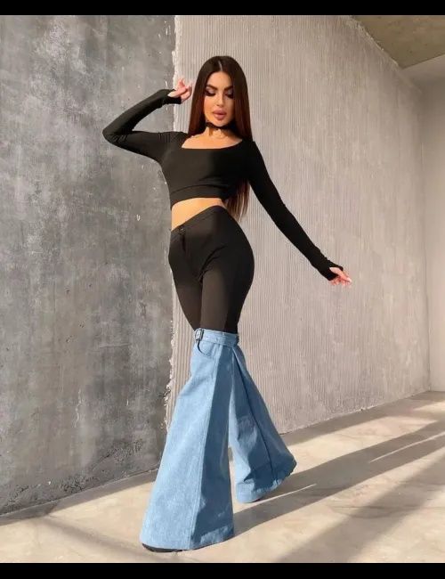 Colanți dama cu blug