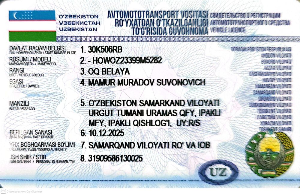 Moshina ishlab turibti