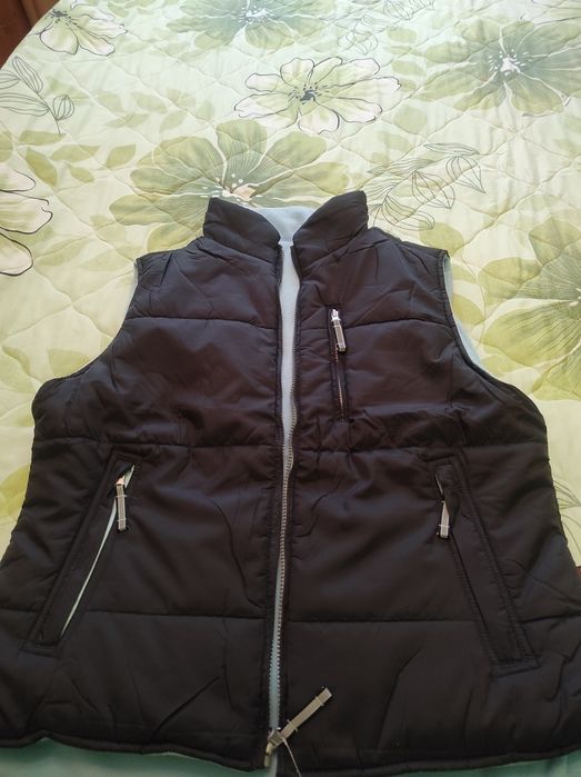 Чисто нова дамска двулицева грейка с полар