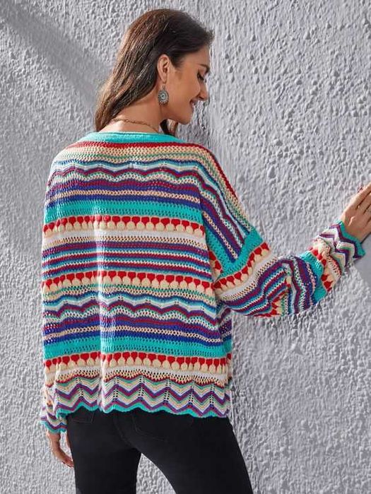 Есенно-зимен топ, Секси пуловер, Ефектна къса блуза, Къс пуловер