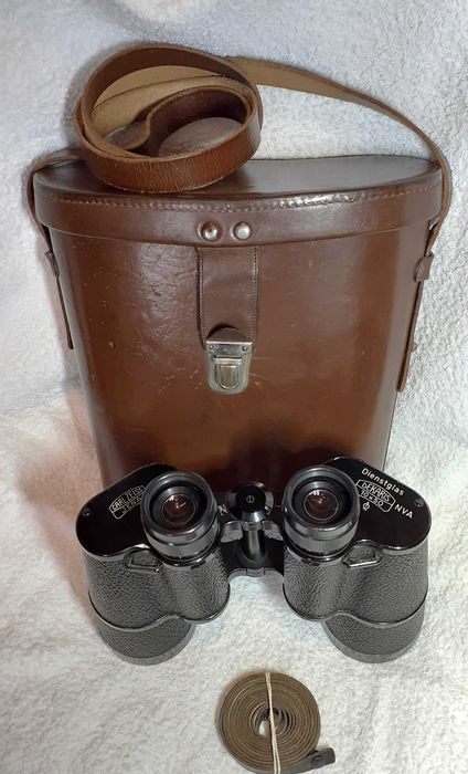 Binoclu Carl Zeiss Jena Q1 10x50 NVA Dienstglas-militar