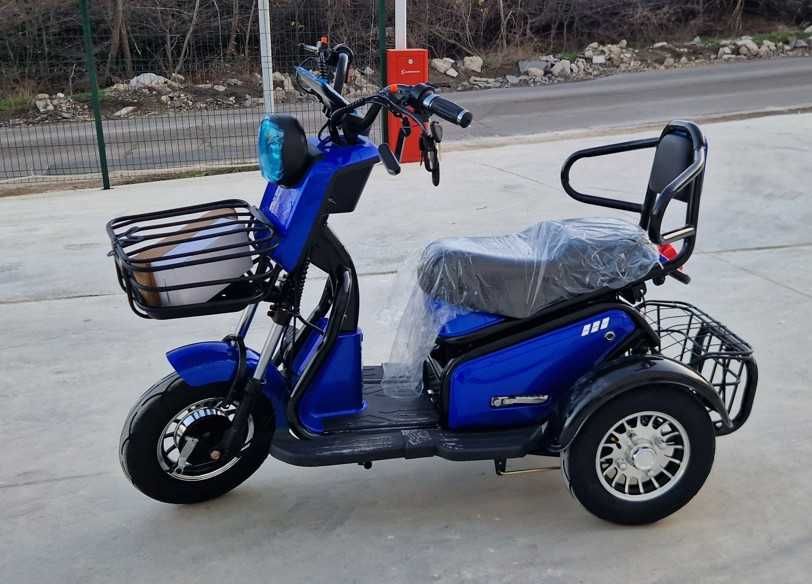 3 Години Гаранция и ТОП Цена: Електрическа Триколка Пудинг 2000W