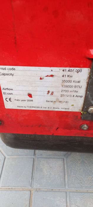 Тепловая пушка.