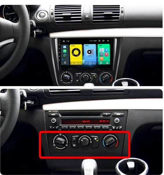 9-инчова мултимедия за BMW 1 Series (E81/E82/E87/E88, 2004–2013)камера