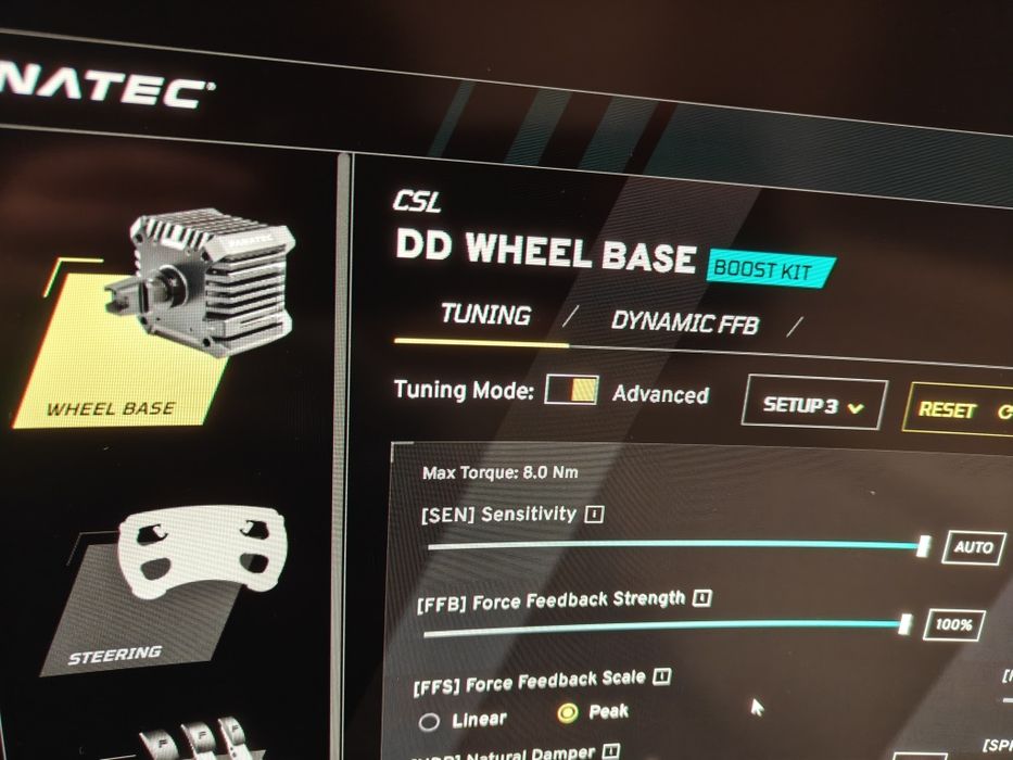 Fanatec csl dd F1 bundle 8nm kit