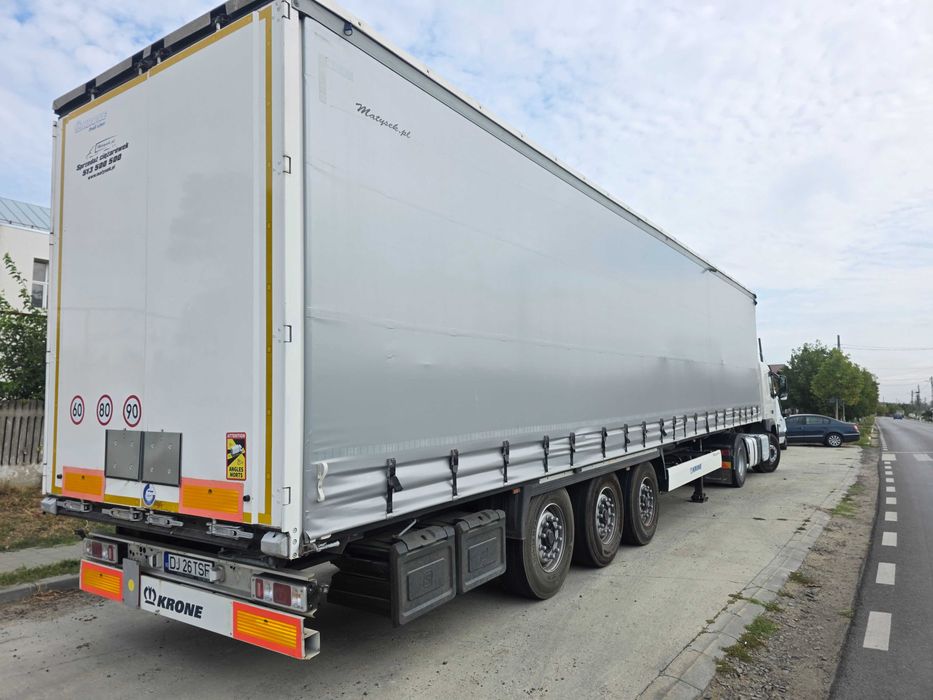 Semiremorca Krone SD prelată schimb cu bena basculabila agregate