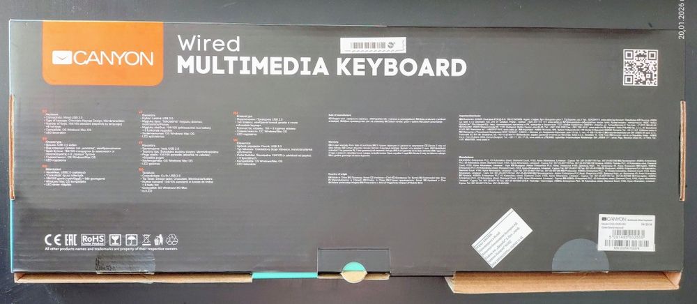 Клавиатура Canyon