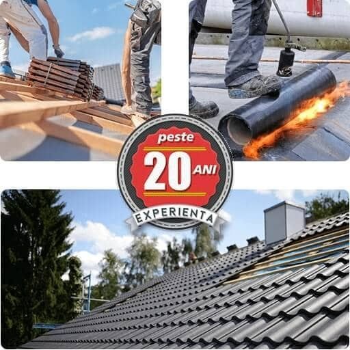 Acoperisuri tabla tigla ceramica reparatii