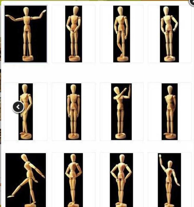 Деревянный человечек. Манекен