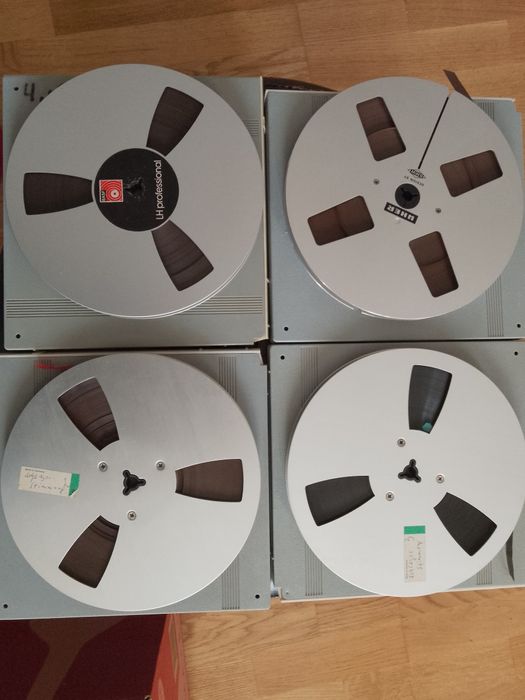 Benzi magnetofon. Role metalice de 18 cm pentru magnetofon