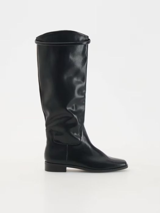 Cizme lungi inalte piele naturala noi Reserved 37,5