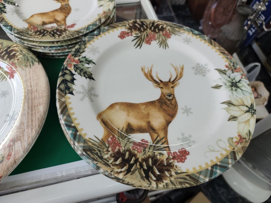 Нови коледни чинии с елени kosova