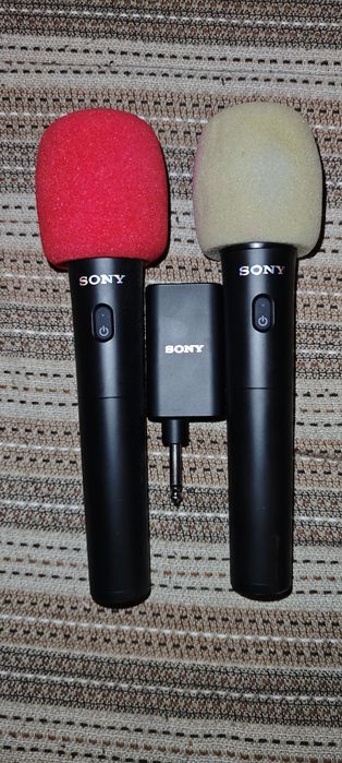 Продавам комплект безжични микрофони Sony UO ULT MIC 1, купени от Ozon
