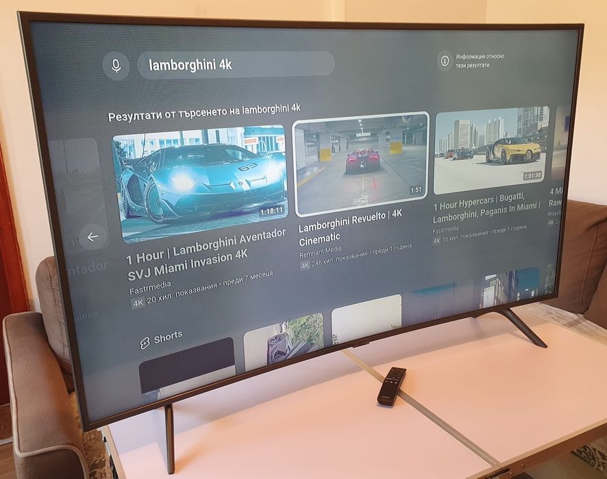 Телевизор Samsung - Извит - 55 ИНЧА - Smart - 4K - Ultra HD !