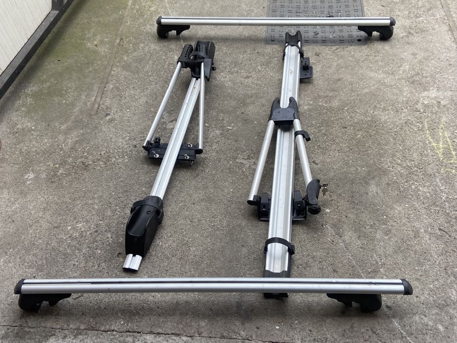 Suporti biciclete 2 bucati si bare transversale