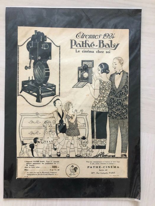 Aparat proiectie cinema Pathe Baby md 1924antichitate