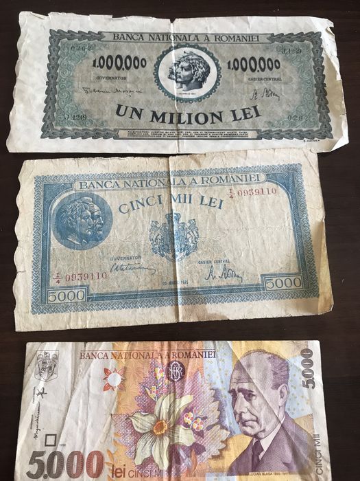 Vând bacnote vechii