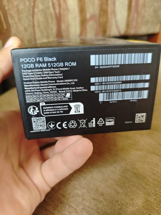 Poco f6 512/12 gb