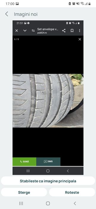 Set anvelope vara 285/40/R21 Bridgestone/265.50.R19