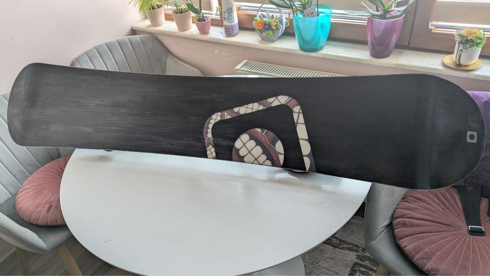 Option Chris Dufficy Pro Model Snowboard 2007 cu legături Raven.