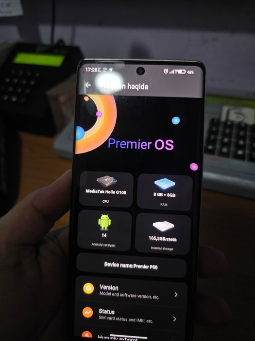 Premier telefon ekranda yorilgan joyi bor ekranga oʻtmagan