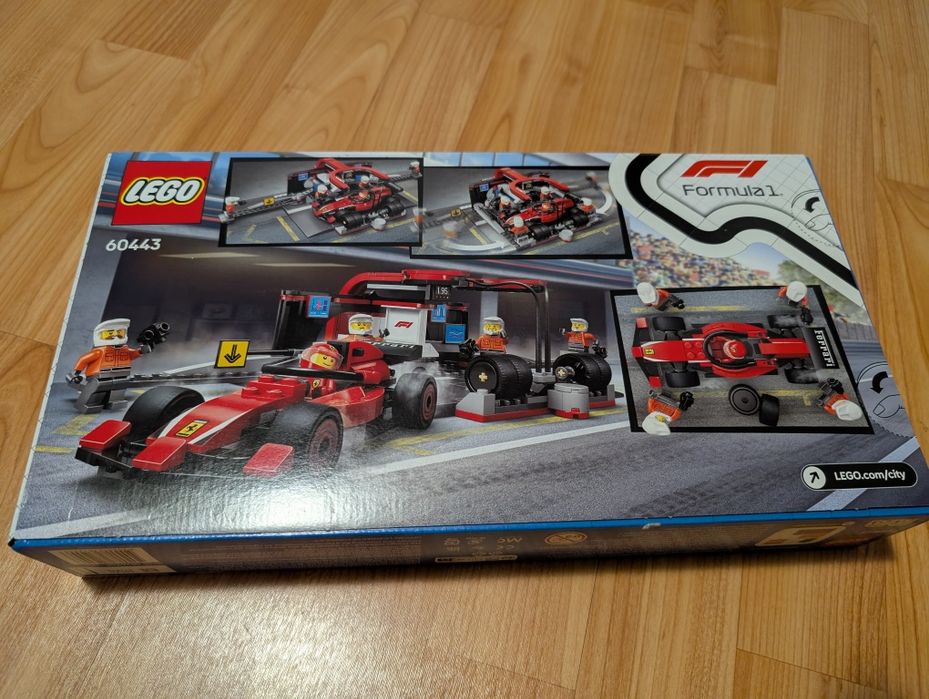 Lego Ferrari pit stop & pit crew 60443 NOU
