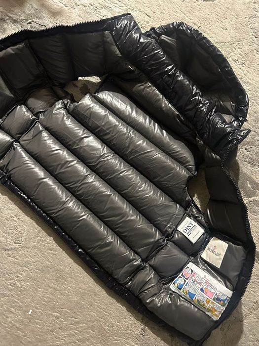 Moncler Black Hooded Puffer Vest