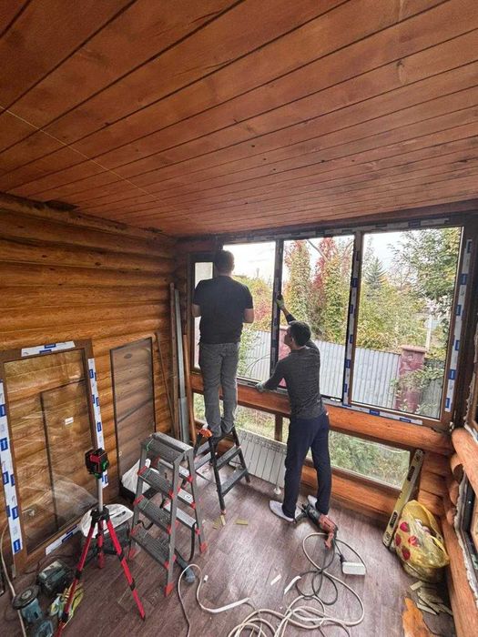 Окна пластиковые, под ключ.