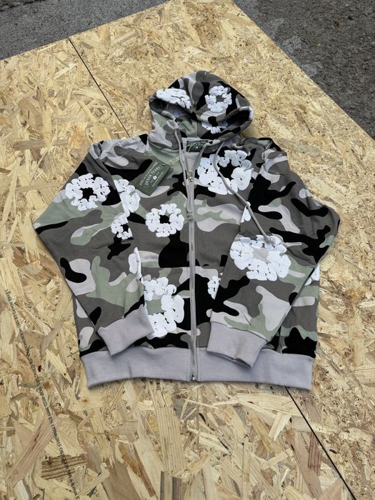 BLACK FRIDAY! Denim Tears Camo Zipper Black/White