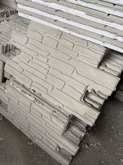 Фибробетон с утеплителем под травентин