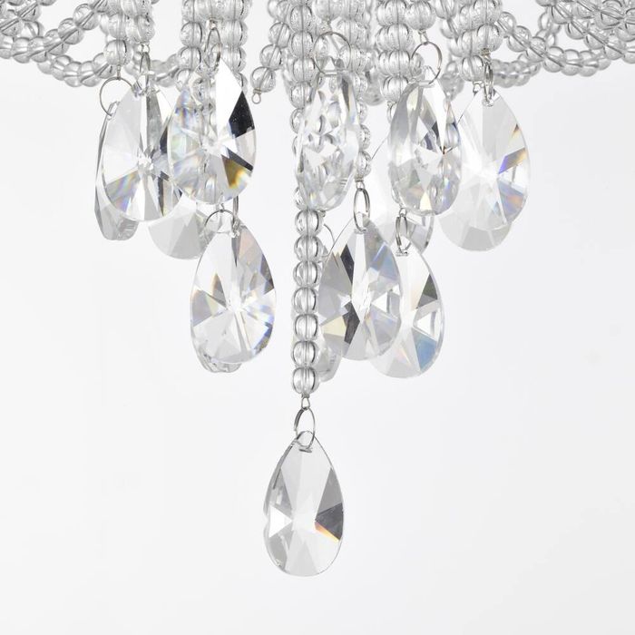 Нови плафони с кристали - 3 бр сребърно & 1 бр златно