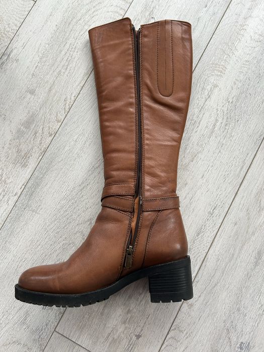 Cizme din piele maro Benvenuti marimea 36/37