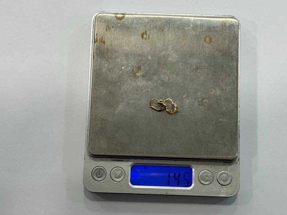 Златни дамски обеци 1,45г-14к