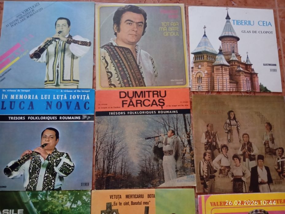 Vând discuri vinil pentru pick up