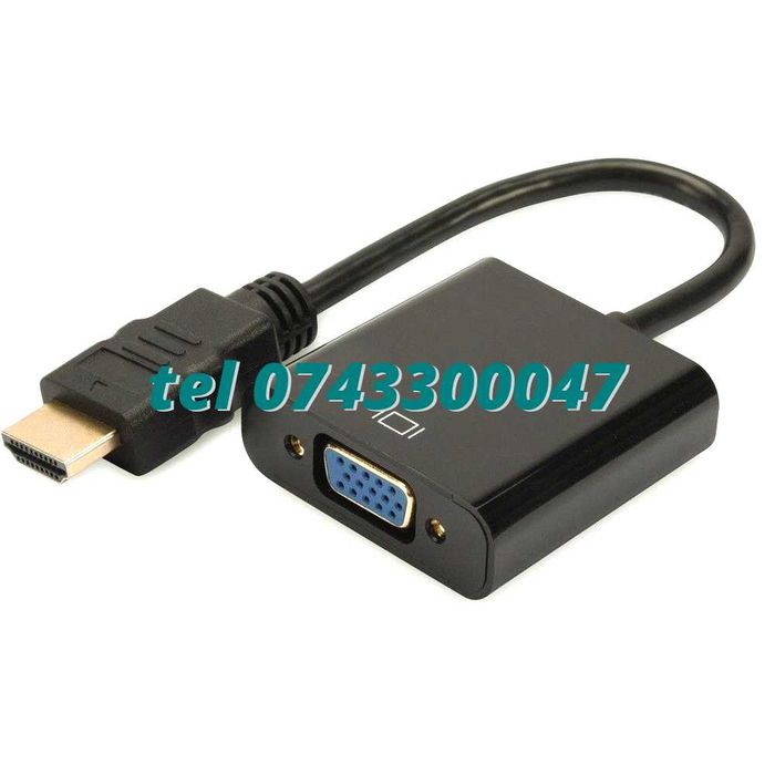 Convertor Video Hdmi La Vga Hdtv Cu Audio