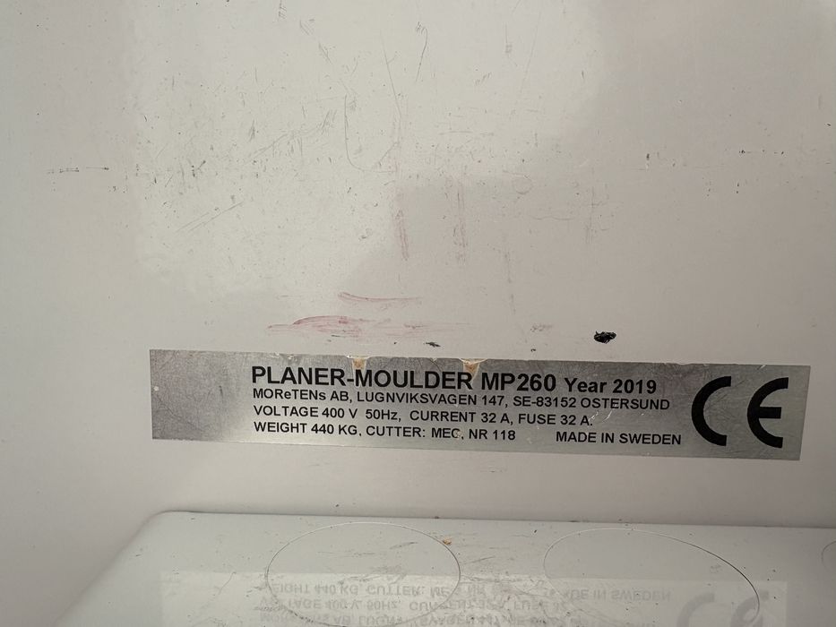 Masina de rindeluit si profilat pe 4 patru fete Moretens/Logosol PH260