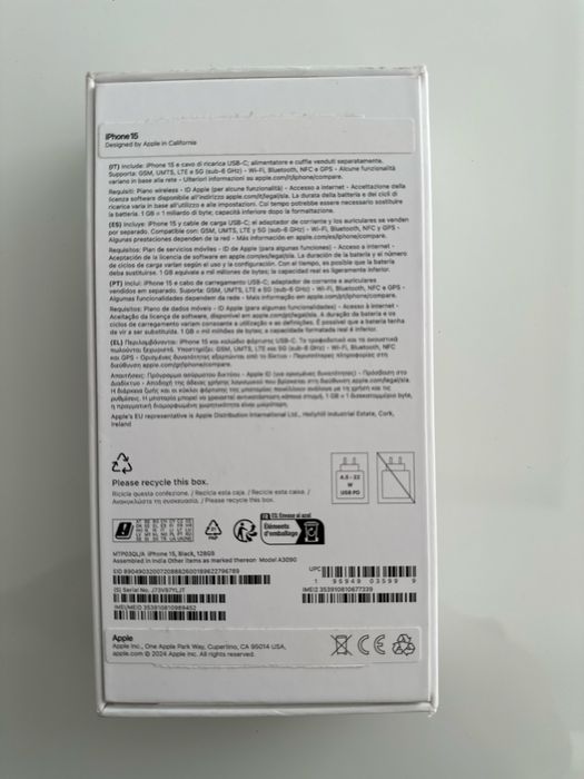 iPhone 15 128gb New