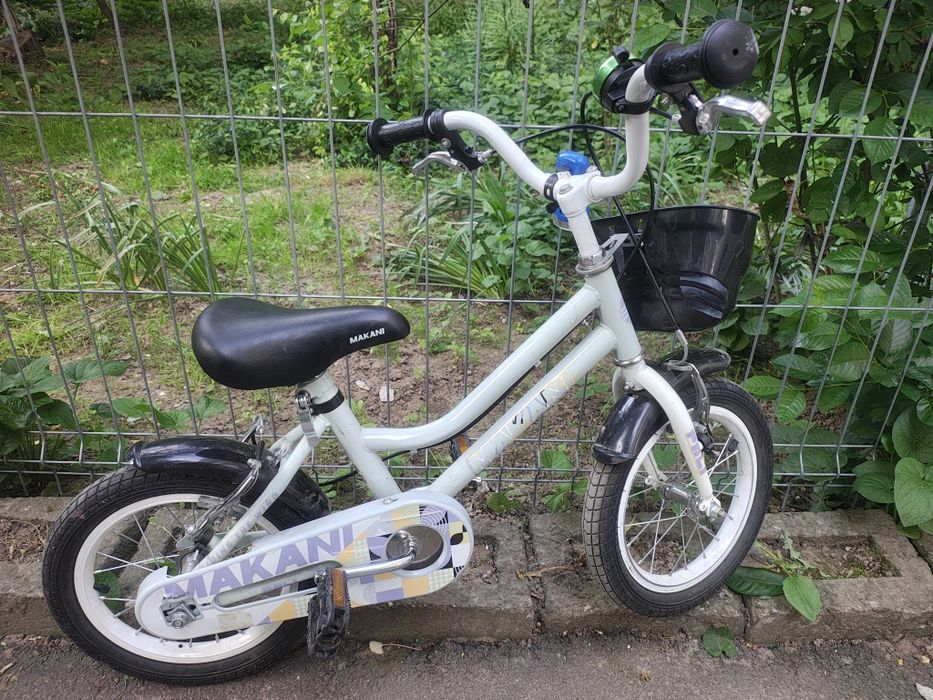 Bicicleta copii MaKani Pale cu roti ajutatoare si cos