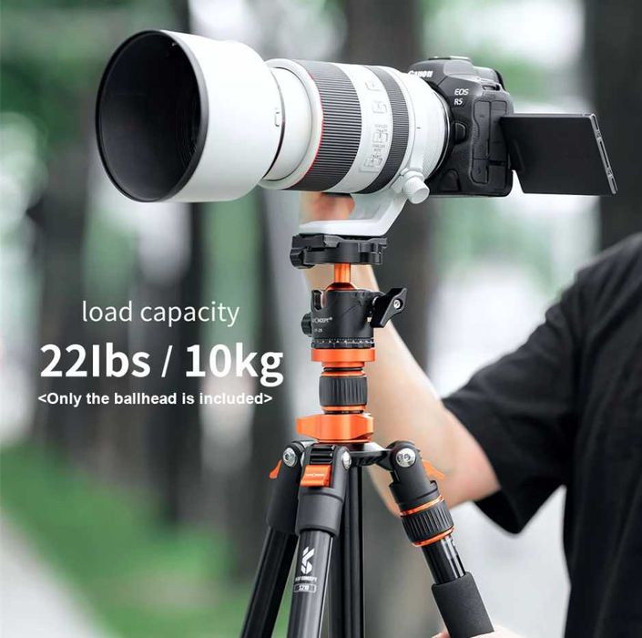 K&F Concept Ябълковидна глава за статив ,товароносимост 10 клг , KF-28