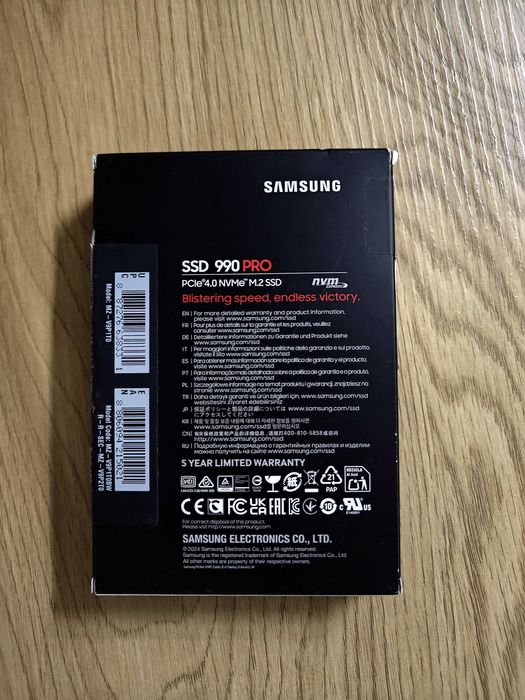 ssd Sansung 990 Pro 1TB