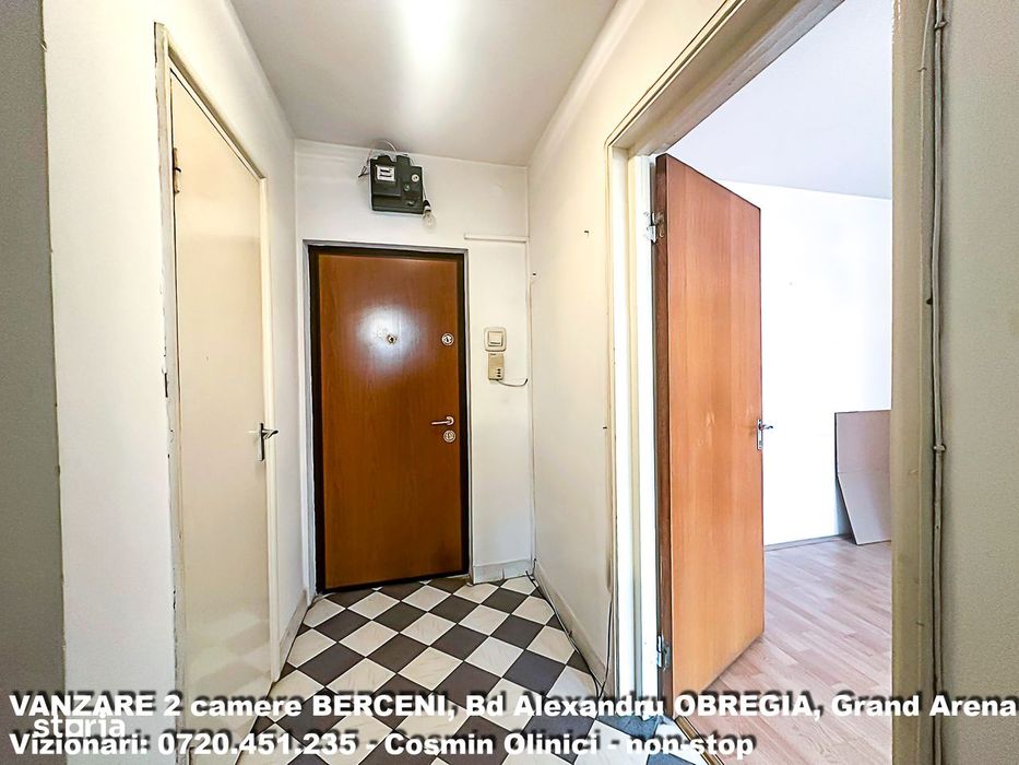 Apartament 2 camere Bd Obregia etaj 2 aproape Grand Arena 50 mp