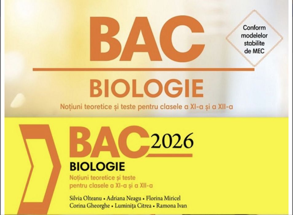 Meditatii Biologie Bac XI-XII