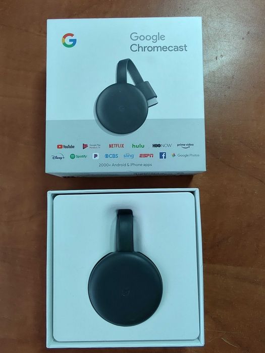 Google Chromecast HDMI Streaming Media Player gen 3 HD 1080