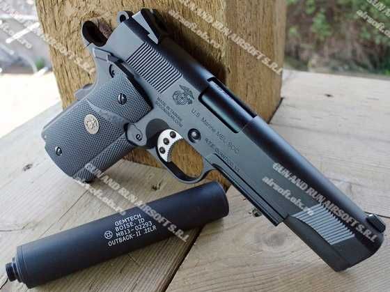 Pistol Airsoft *MODIFICAT* bile 6 mm NOU + MUNITIE Co2 gazarc