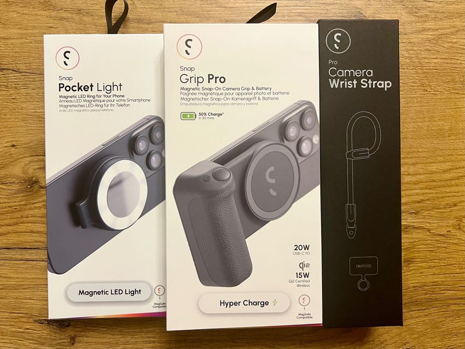 SnapGrip Pro -  DSLR Holder за MagSafe телефони + Snap Light
