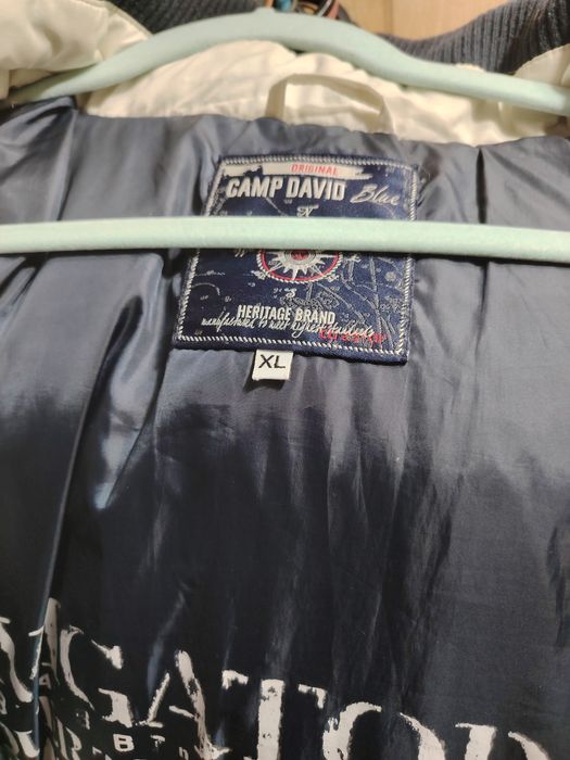 Geaca groasa cu puf Camp David,glugă detașabilă,XL