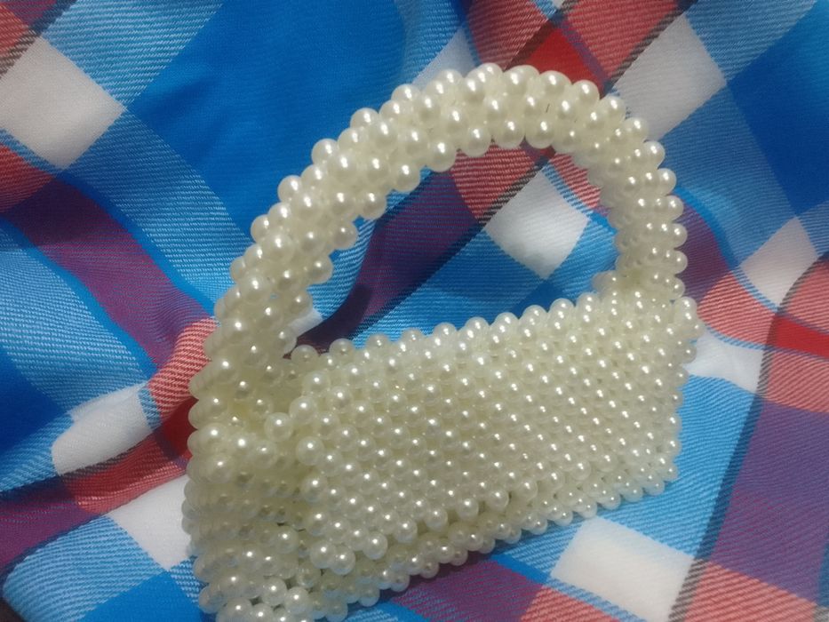 Сумка из бусин ручной работы